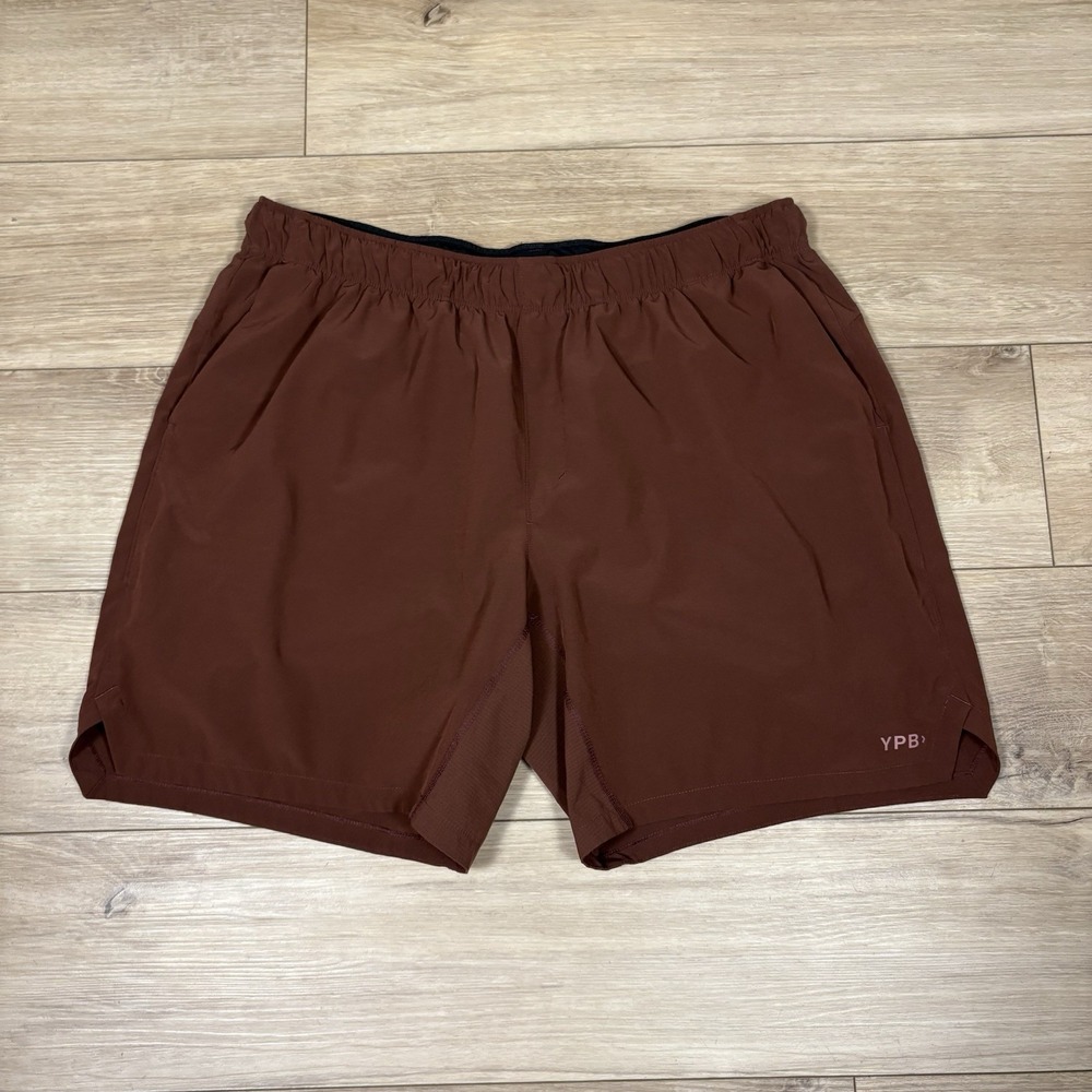Men's‎ Abercrombie YPB motionTek Unlined Run Gym Shorts Workout XXL Red